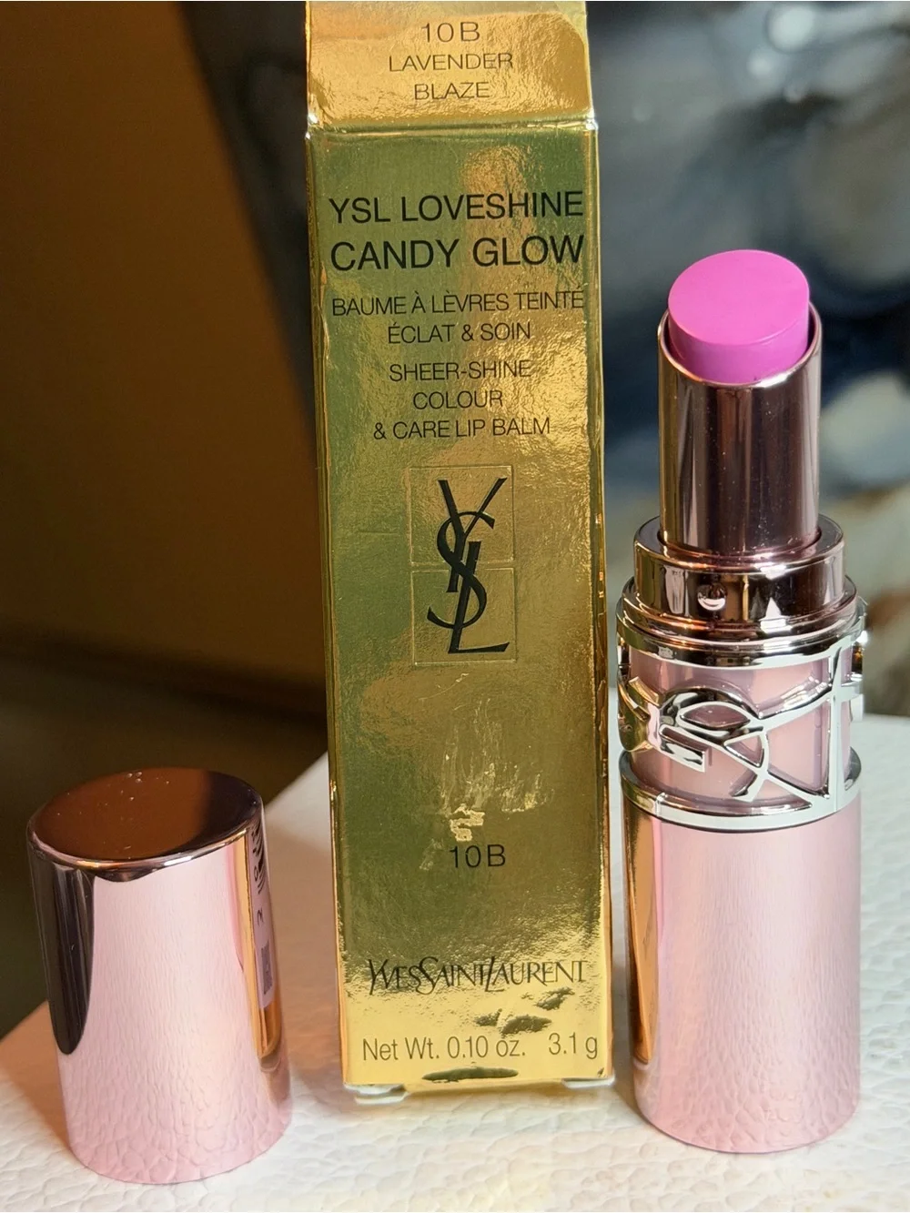 Yves Saint Laurent Loveshine Candy Glow Sheer Lip Balm - Lavender Pink